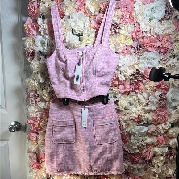 BB Dakota Pink Textured Top - Picture 1 of 9